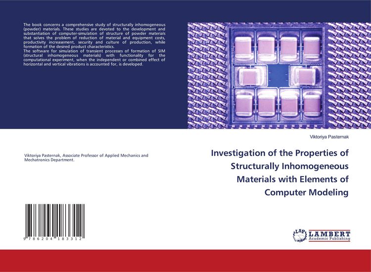 Produktbild: Investigation of the Properties of Structurally Inhomogeneous Materials with Elements of Computer Modeling