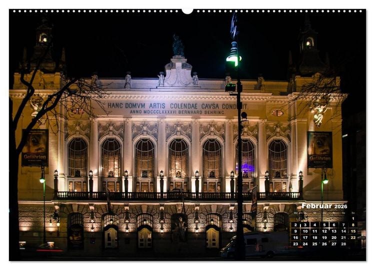 Produktbild: Berlin im Lichterglanz 2026 (Wandkalender 2026 DIN A2 quer), CALVENDO Monatskalender