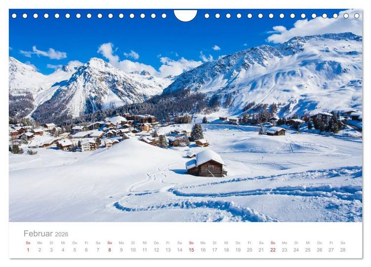 Produktbild: Reise durch die SCHWEIZ (Wandkalender 2026 DIN A4 quer), CALVENDO Monatskalender