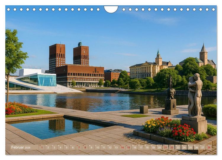 Produktbild: Hauptstadt Patchwork (Wandkalender 2026 DIN A4 quer), CALVENDO Monatskalender