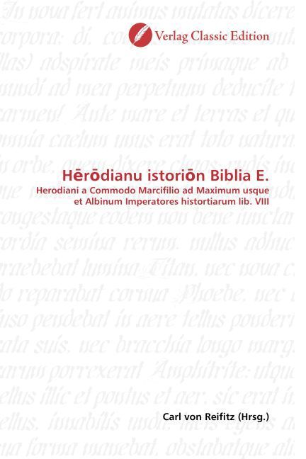 Produktbild: Herodianu istorion Biblia E.