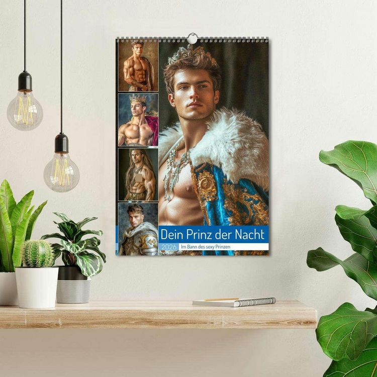 Produktbild: Dein Prinz der Nacht (Wandkalender 2026 DIN A3 hoch), CALVENDO Monatskalender