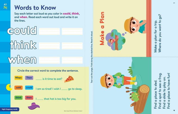 Produktbild: Brain Quest Phonics Workbook: Grade 1