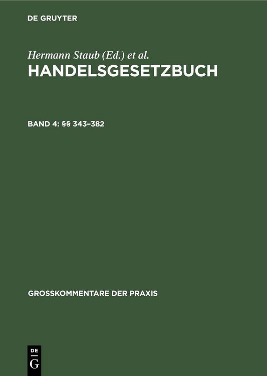 Produktbild: &sect;&sect; 343-382