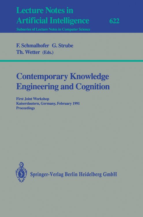 Produktbild: Contemporary Knowledge Engineering and Cognition