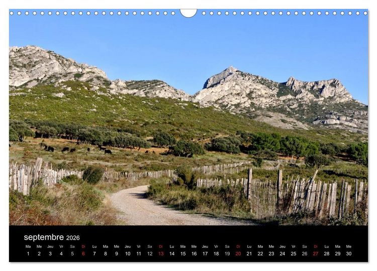 Produktbild: Les Alpilles en Provence (Calendrier mural 2026 DIN A3 vertical), CALVENDO calendrier mensuel