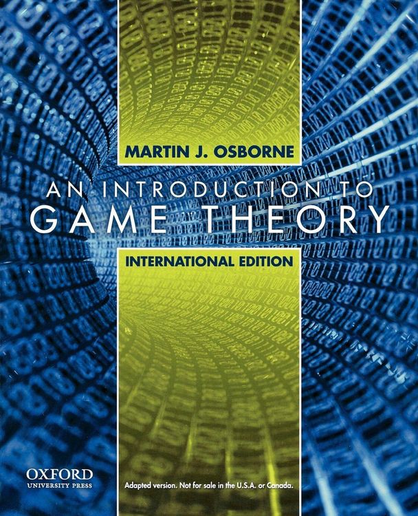 Produktbild: An Introduction to Game Theory