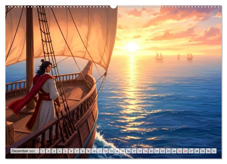 Produktbild: Sinbad &ndash; Reisen ins Unbekannte (Wandkalender 2027 DIN A2 quer), CALVENDO Monatskalender