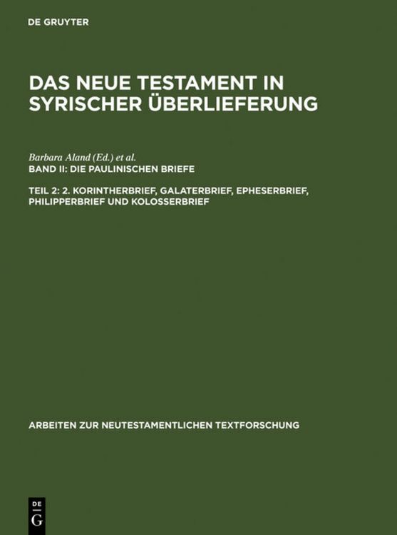 Produktbild: 2. Korintherbrief, Galaterbrief, Epheserbrief, Philipperbrief und Kolosserbrief