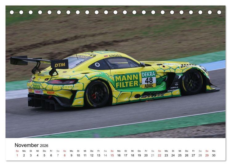 Produktbild: Deutsche Tourenwagen (Tischkalender 2026 DIN A5 quer), CALVENDO Monatskalender