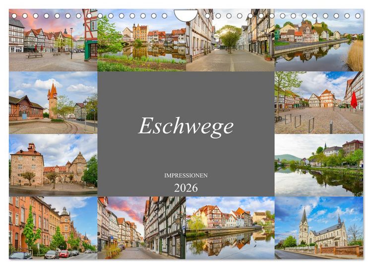 Produktbild: Eschwege Impressionen (Wandkalender 2026 DIN A4 quer), CALVENDO Monatskalender