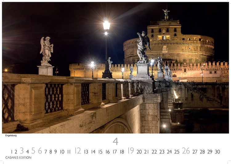 Produktbild: Rom Kalender 2026 – Wandkalender | Fotokalender Italien 35x50cm - mit 12 beeindruckenden Motiven der ewigen Stadt