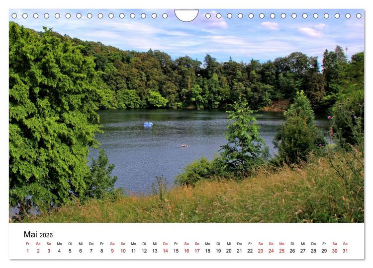 Produktbild: Sehenswertes in der Eifel - Die sch&ouml;nsten Maare (Wandkalender 2026 DIN A4 quer), CALVENDO Monatskalender