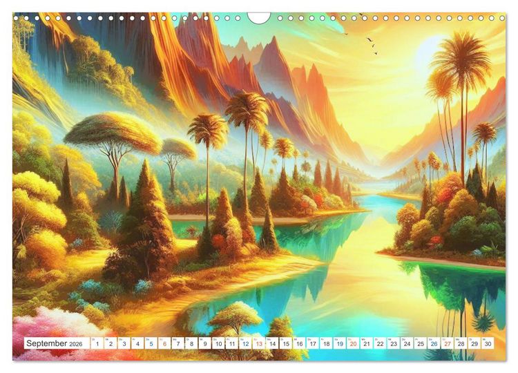 Produktbild: Futurplaneten (Wandkalender 2026 DIN A3 quer), CALVENDO Monatskalender