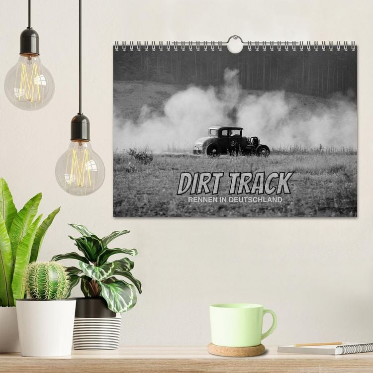 Produktbild: Dirt Track Races (Wandkalender 2026 DIN A4 quer), CALVENDO Monatskalender