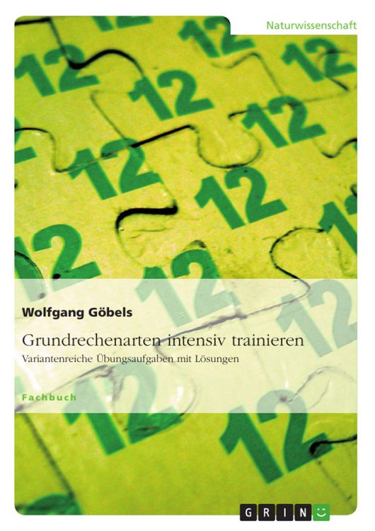Produktbild: Grundrechenarten intensiv trainieren