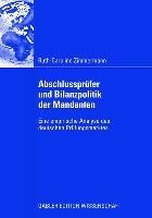 Produktbild: Abschlusspr&uuml;fer und Bilanzpolitik der Mandanten