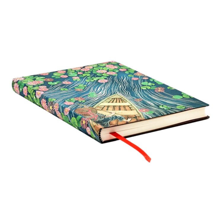 Produktbild: Notizbuch Fluss der Lotusbl&uuml;ten Midi Unliniert