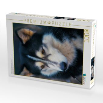 Produktbild: CALVENDO Puzzle Ein Motiv aus dem Kalender Huskies - Artwork | 1000 Teile Lege-Gr&ouml;&szlig;e 64x48cm Foto-Puzzle f&uuml;r gl&uuml;ckliche Stunden