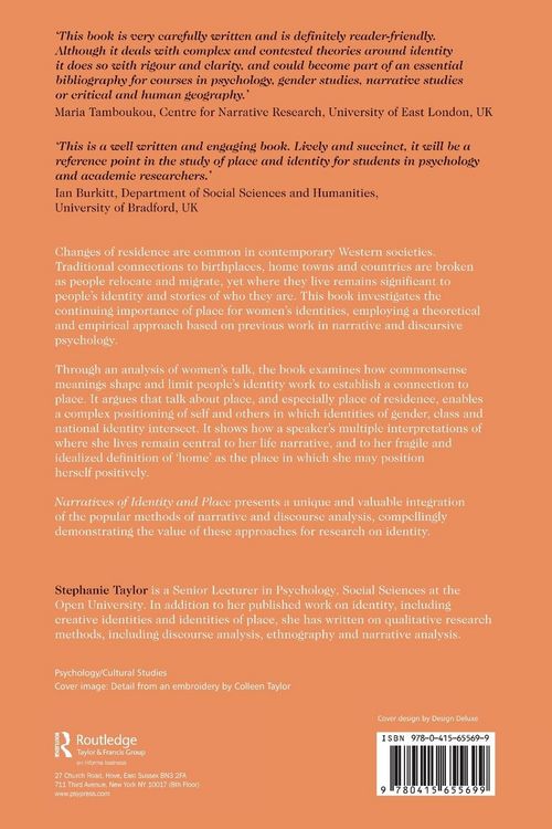 Produktbild: Narratives of Identity and Place
