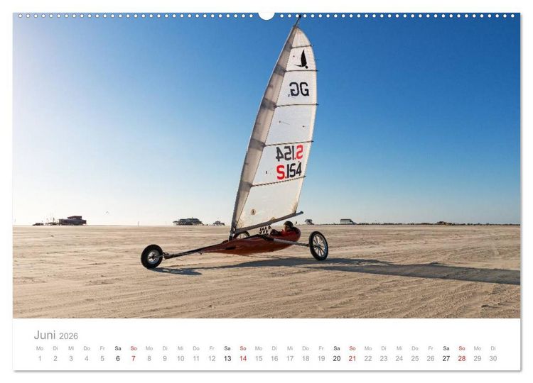 Produktbild: St. Peter-Ording. Deutschlands gr&ouml;&szlig;te Sandkiste (Wandkalender 2026 DIN A2 quer), CALVENDO Monatskalender