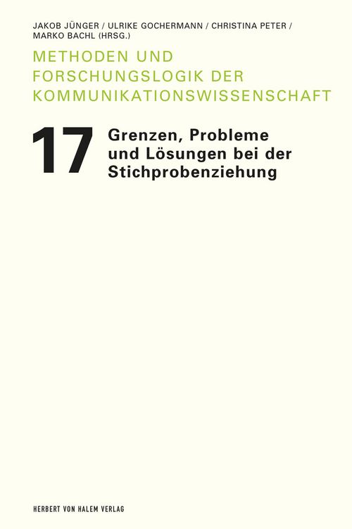 Produktbild: Grenzen, Probleme und L&ouml;sungen bei der Stichprobenziehung