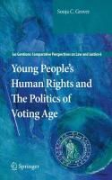 Produktbild: Young People&rsquo;s Human Rights and the Politics of Voting Age