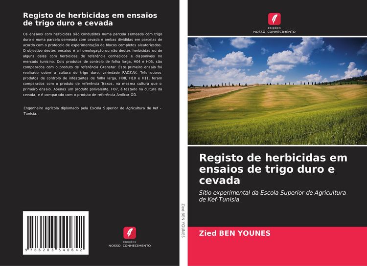 Produktbild: Registo de herbicidas em ensaios de trigo duro e cevada