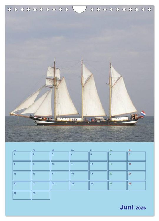 Produktbild: Seefahrer Romantik 2026 (Wandkalender 2026 DIN A4 hoch), CALVENDO Monatskalender