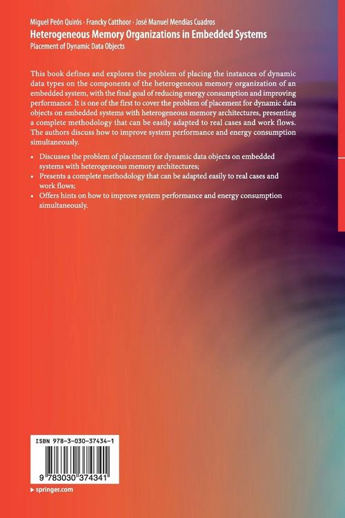 Produktbild: Heterogeneous Memory Organizations in Embedded Systems