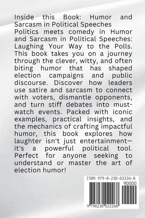 Produktbild: Humor and Sarcasm in Political Speeches