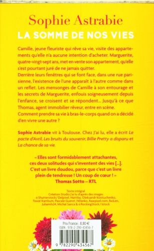Produktbild: La somme de nos vies