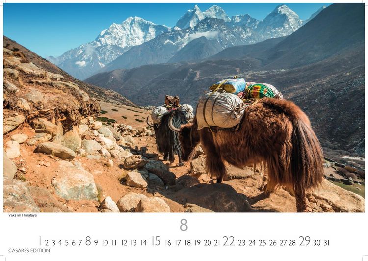 Produktbild: Nepal Kalender 2027 &ndash; Wandkalender | Fotokalender Asien 35x50cm Grosses Format - Atemberaubende Fotos der Himalaya-Gipfel, Tempel und heiligen St&auml;tten Nepals