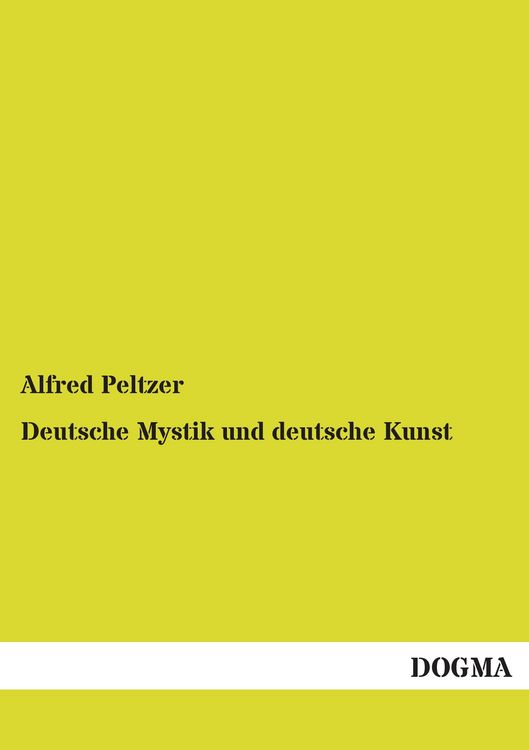 Produktbild: Deutsche Mystik und deutsche Kunst