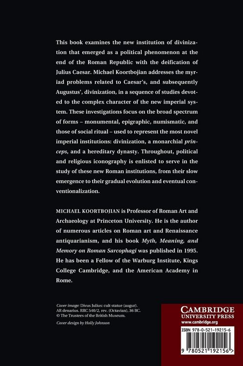 Produktbild: The Divinization of Caesar and Augustus