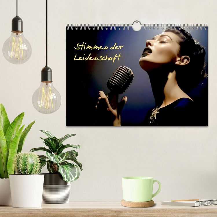 Produktbild: Die Stimme der Leidenschaft (Wandkalender 2026 DIN A4 quer), CALVENDO Monatskalender