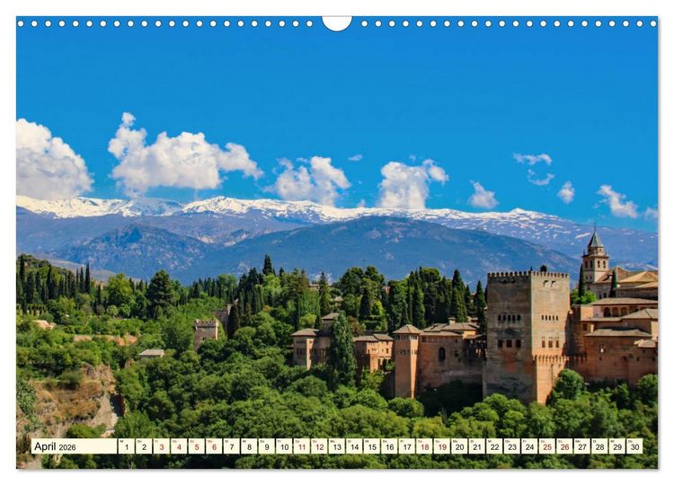 Produktbild: Idyllisches Andalusien (Wandkalender 2026 DIN A3 quer), CALVENDO Monatskalender