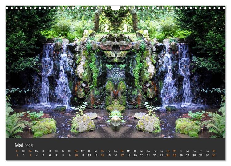 Produktbild: Spiegelwelten - Im Reich der Naturwesen (Wandkalender 2026 DIN A3 quer), CALVENDO Monatskalender