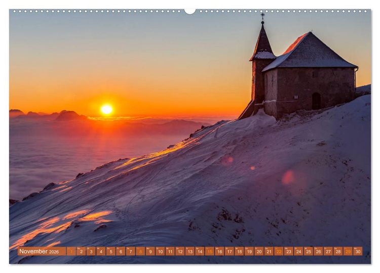 Produktbild: DOBRATSCH - Die Magie der Fernsicht (Wandkalender 2026 DIN A2 quer), CALVENDO Monatskalender