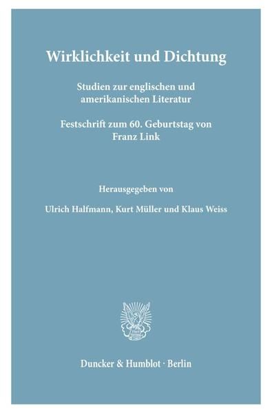Produktbild: Wirklichkeit und Dichtung.