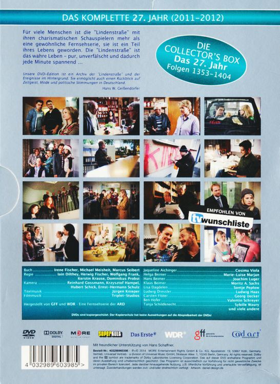 Produktbild: Lindenstra&szlig;e - Collector's Box 27 [LE] [10 DVDs] (inkl. Kreditkartenh&uuml;lle)