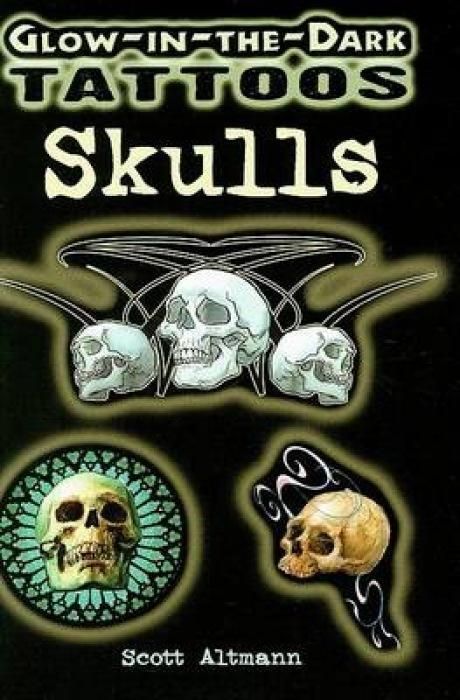 Produktbild: Glow-in-The-Dark Tattoos Skull