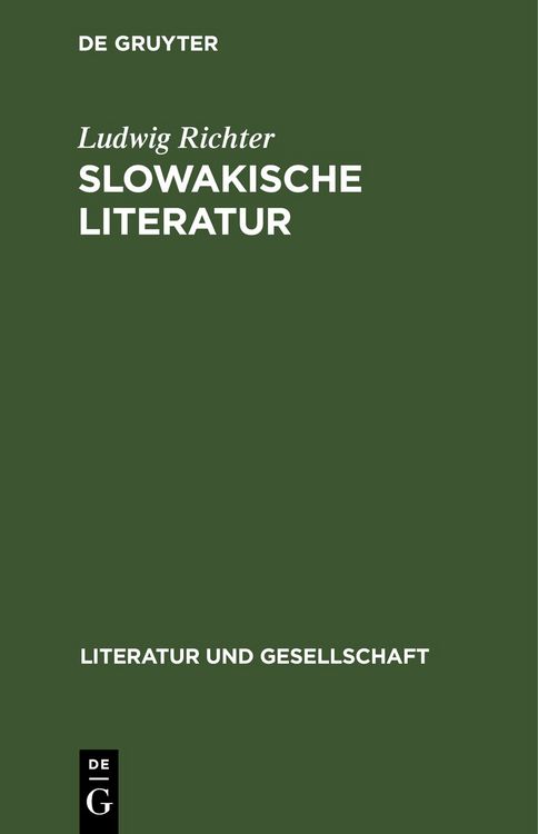Produktbild: Slowakische Literatur