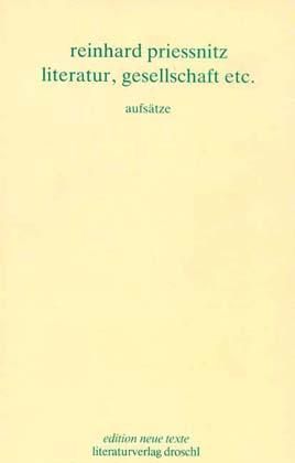 Produktbild: Werkausgabe / Literatur, Gesellschaft etc.
