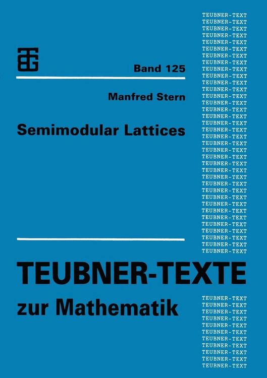 Produktbild: Semimodular Lattices