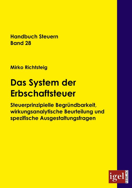 Produktbild: Das System der Erbschaftsteuer