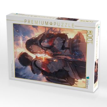 Produktbild: CALVENDO Puzzle Nach der Schule - Manga Liebesp&auml;rchen | 1000 Teile Lege-Gr&ouml;&szlig;e 64x48cm Foto-Puzzle f&uuml;r gl&uuml;ckliche Stunden