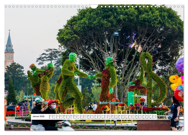 Produktbild: Da Lat Einfach Liebenswert (Wandkalender 2026 DIN A3 quer), CALVENDO Monatskalender