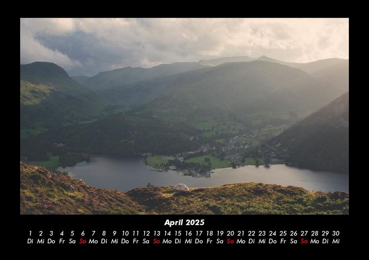 Produktbild: Landschaftskalender 2025 Fotokalender DIN A3