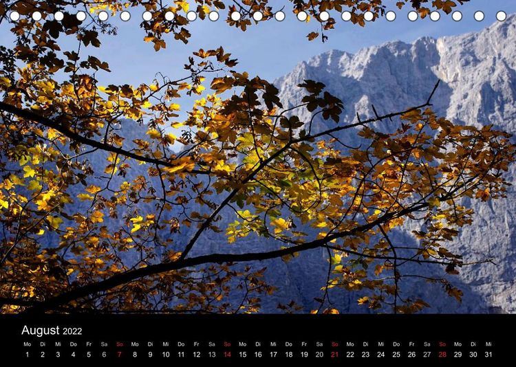 Produktbild: Karwendelherbst (Tischkalender 2022 DIN A5 quer)